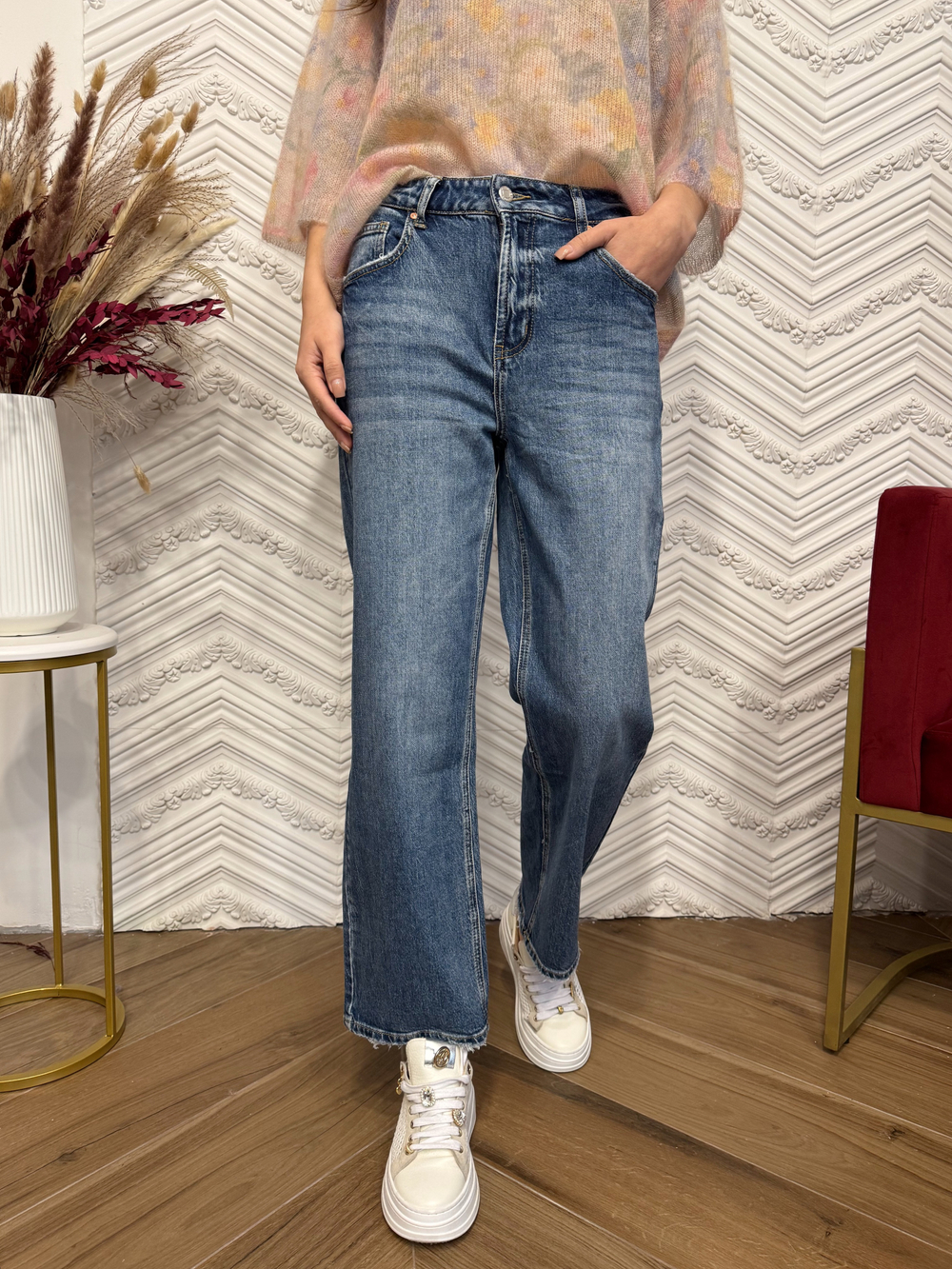 Джинсы Mom Fit