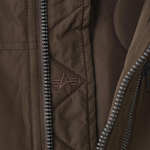 Бомбер Alpha Industries MA-1 Hooded Regular Fit Hickory (Коричневый)