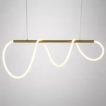 Подвесной светильник светодиодный 40W 3000K 637083 золото/белый Corinto Lightstar