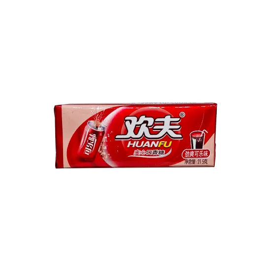 Жевательная резинка HUANFU со вкусом освежающей колы, 13г (Китай)
