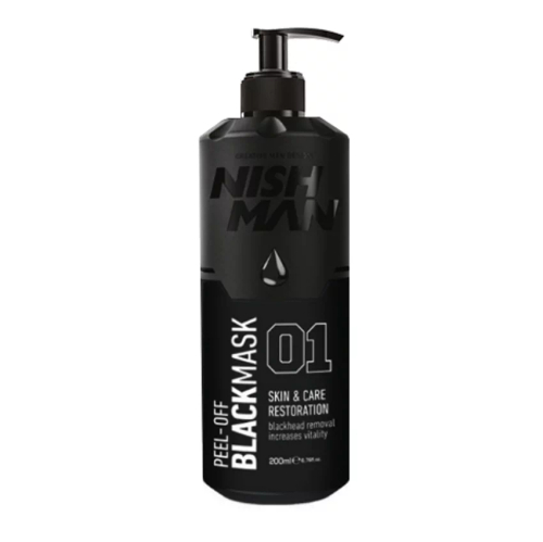 МАСКА ДЛЯ ЛИЦА NISHMAN BLACK PEEL-OFF MASK черная