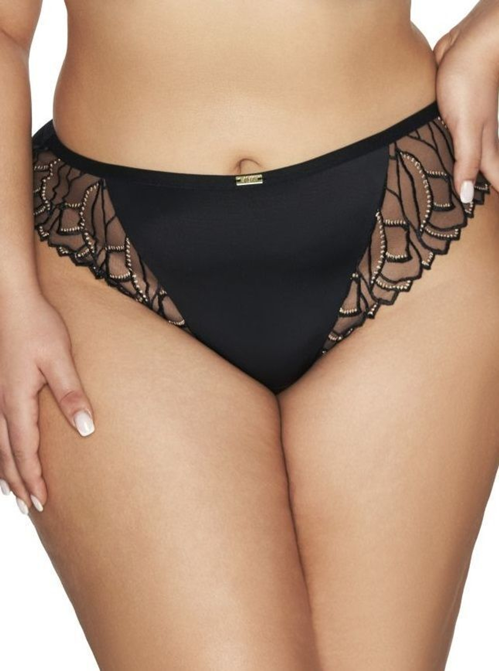 Трусики-бразилиана Miray из микрофибры (Размер: S) (Цвет: черный)