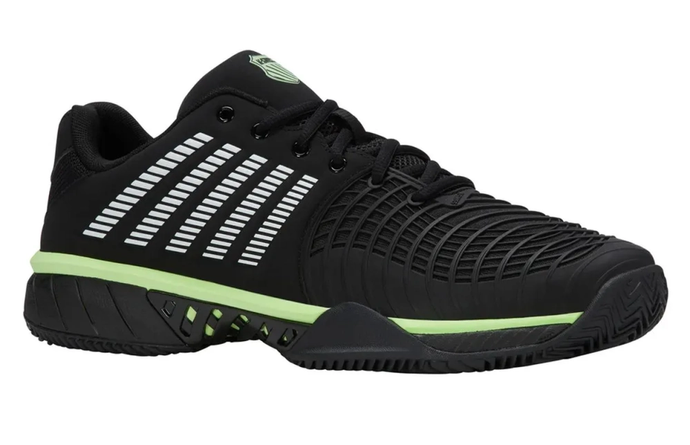 Теннисные кроссовки K-Swiss Express Light 3 Clay - black/soft neon green