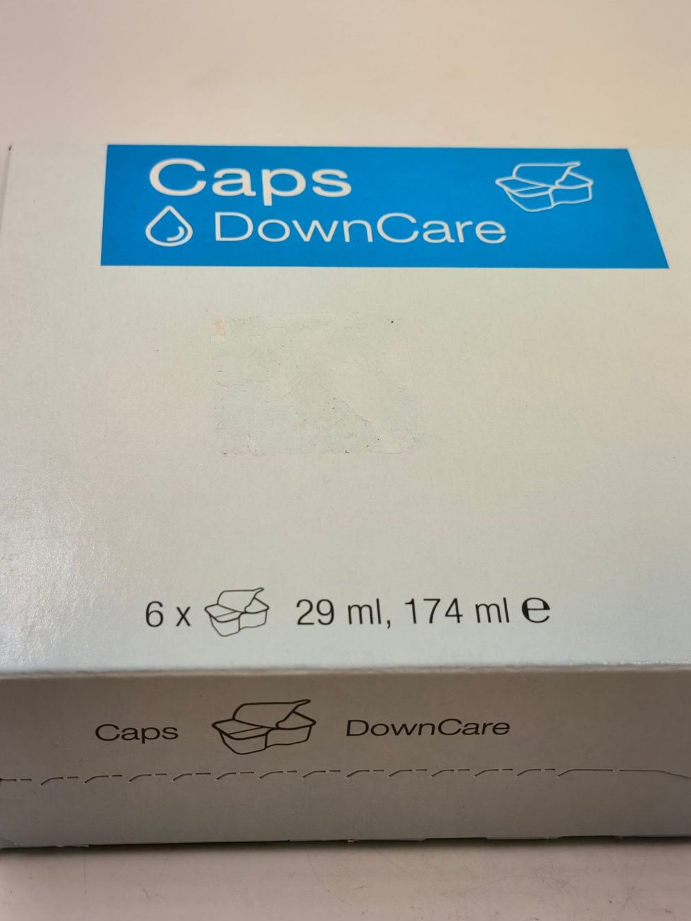 Средство для стирки вещей из пуха MIELE Caps DownCare. (6 капсул x 29 мл ) 174 мл (Из Финлянии)