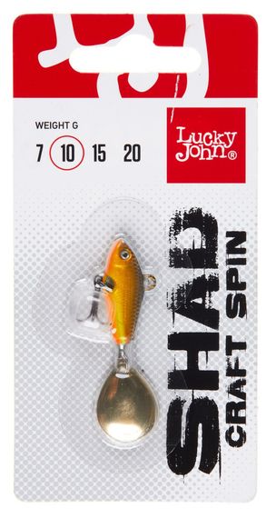 Тейл-спиннер Lucky John SHAD CRAFT SPIN 10.0г 016 в блистере