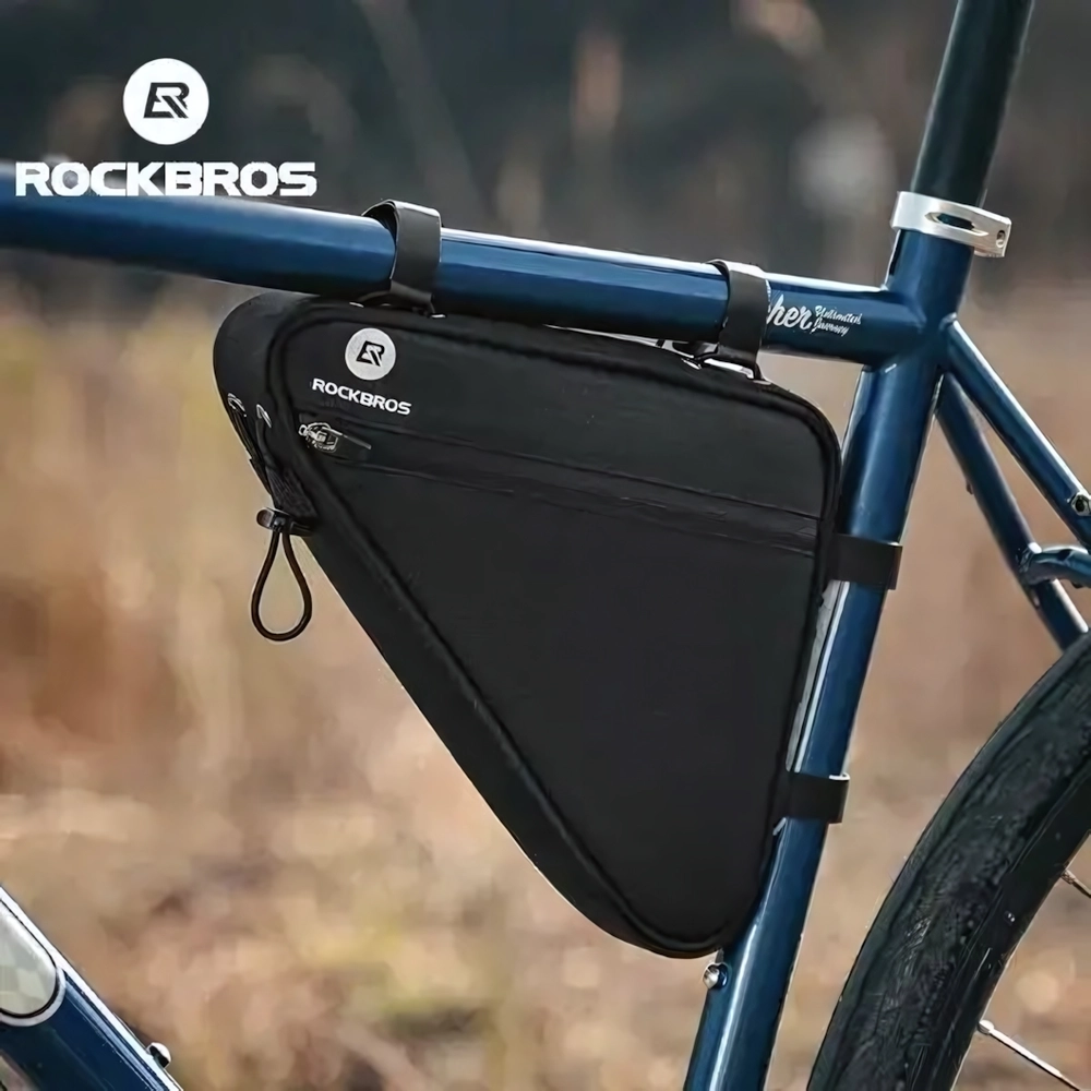 Сумка велосипедная на раму Rockbros B112, 24*21*5,5 см, объем 1,5л