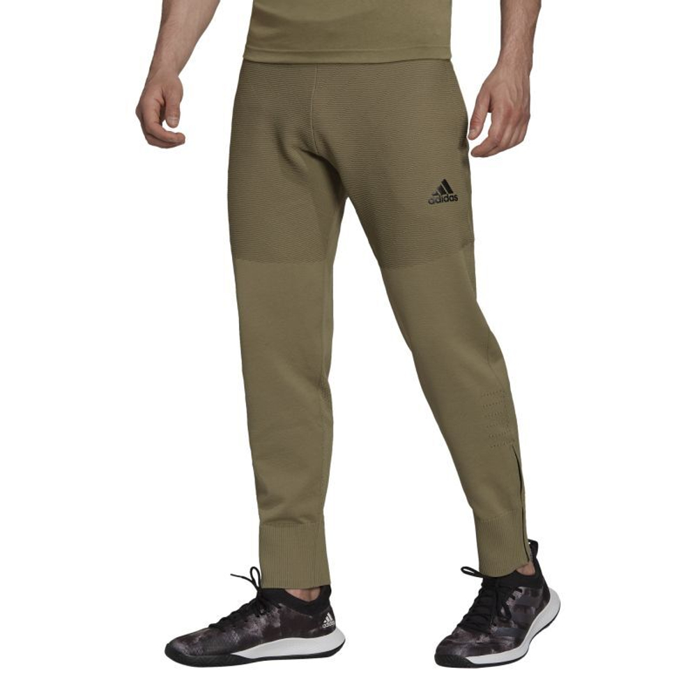 Мужские теннисные штаны Adidas Primeknit Pant M - зеленый