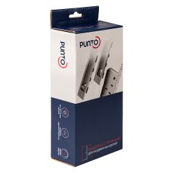 Защелка с ручками для раздвижных дверей PUNTO Soft LINE SLQ-011 GR графит /61881/