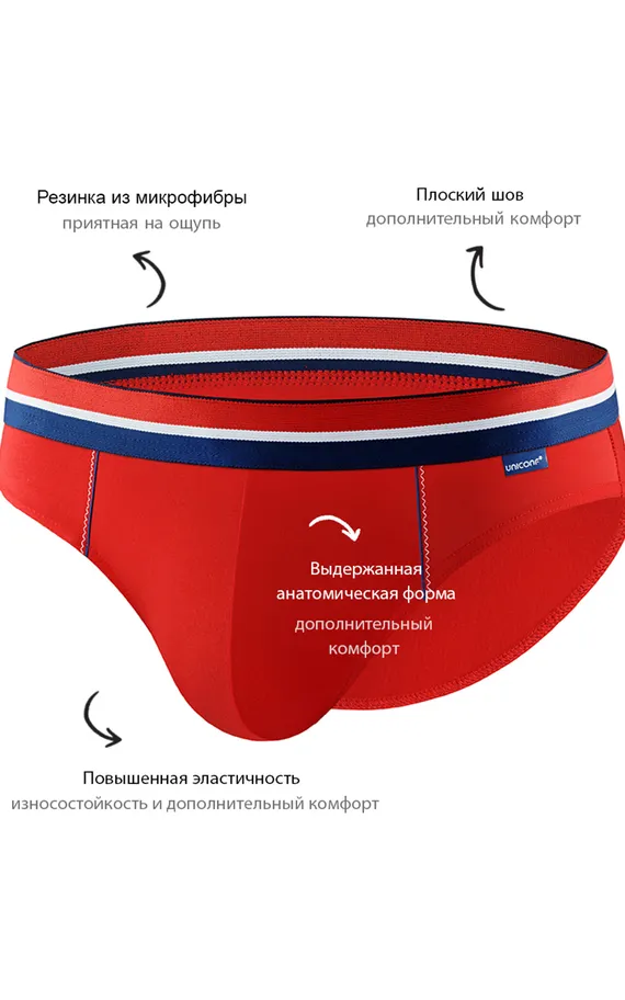 Мужские трусы NB48 Красный