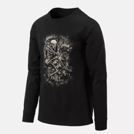 Лонгслив Fight to the grave Helikon (Black)
