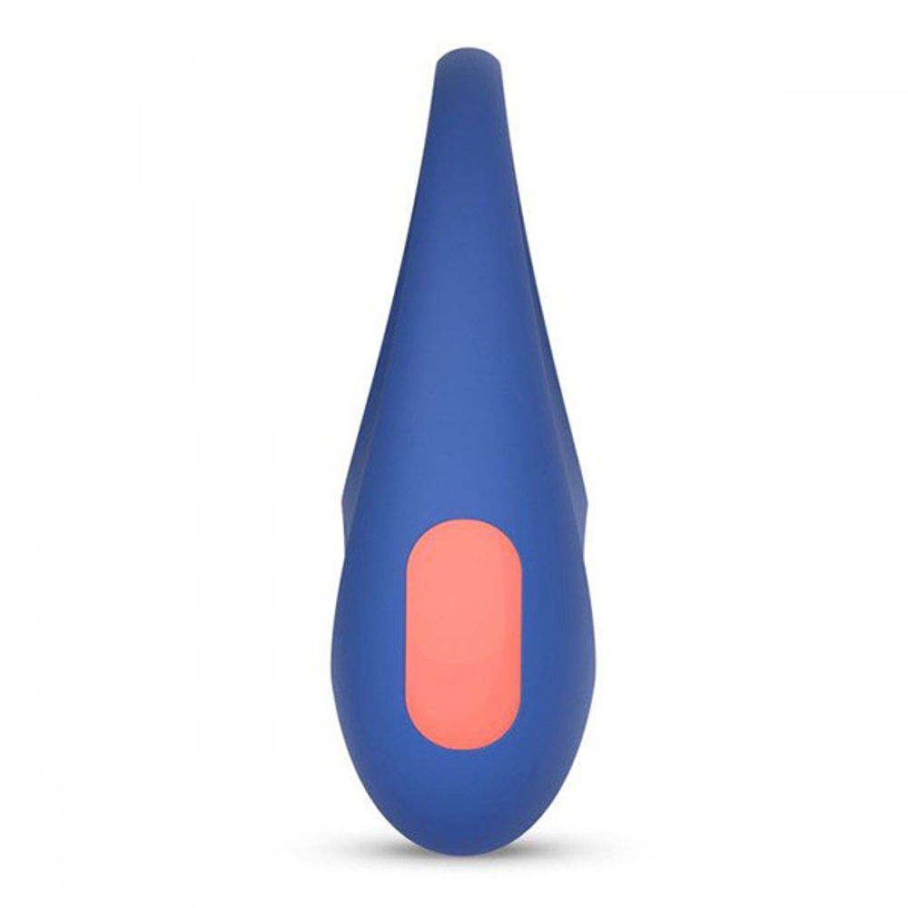 Синее эрекционное виброкольцо 3,1см Feelz Toys Rrring Casual Date Cock Ring
