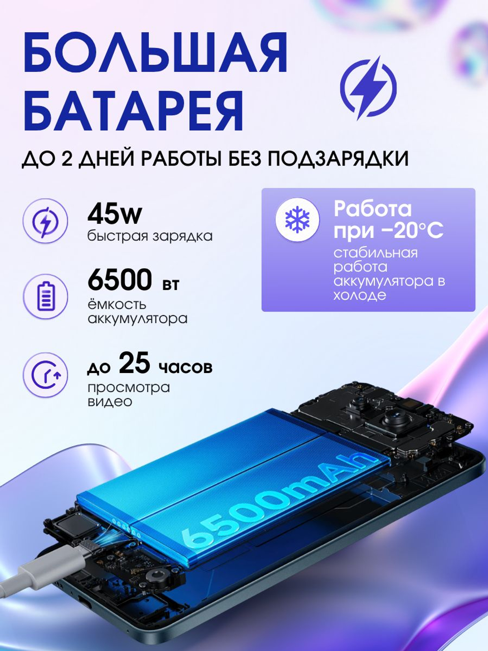 Смартфон Xiaomi Redmi Note 15 Pro 12/512 ГБ Ростест, голубой
