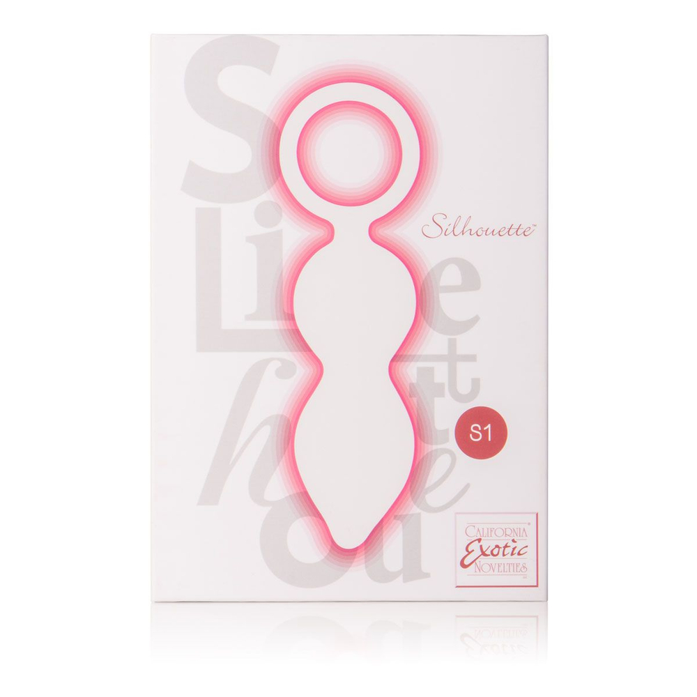 Красный анальный вибромассажер Silhouette S1 - 9 см. (Цвет: красный)