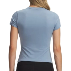 Женская теннисная футболка Under Armour Motion Fitted - blue wind/blue fog