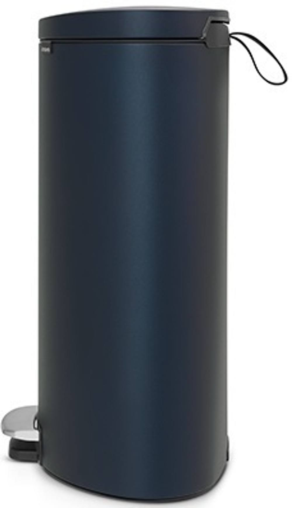 Ведро Brabantia FlatBack 40л темно-синее сбоку
