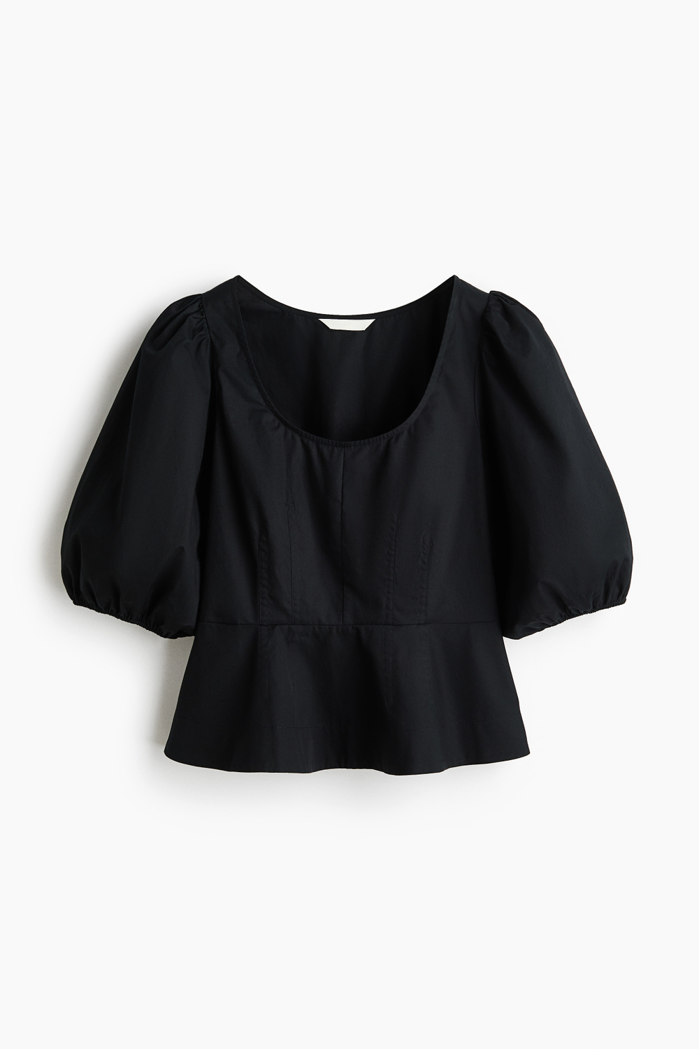 Хлопковая блузка с баской - H&M