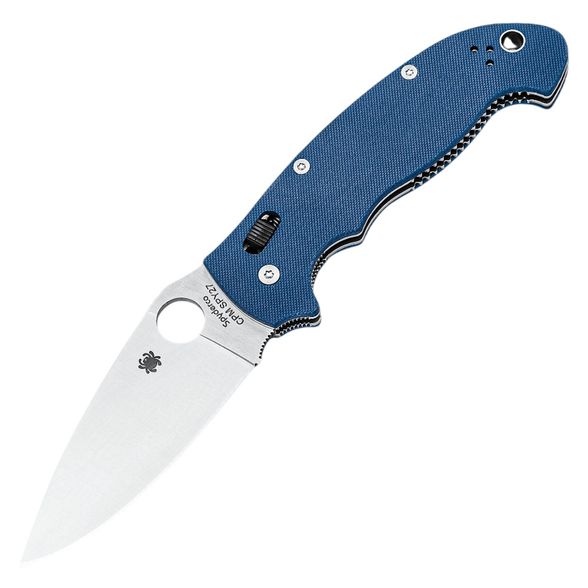 Цена наСкладной нож Spyderco Manix 2XL, CPM SPY27, рукоять G10, синий