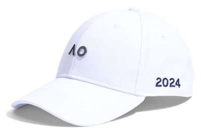 Теннисная кепка Australian Open Kids Baseball Pin Cap (OSFA) - white
