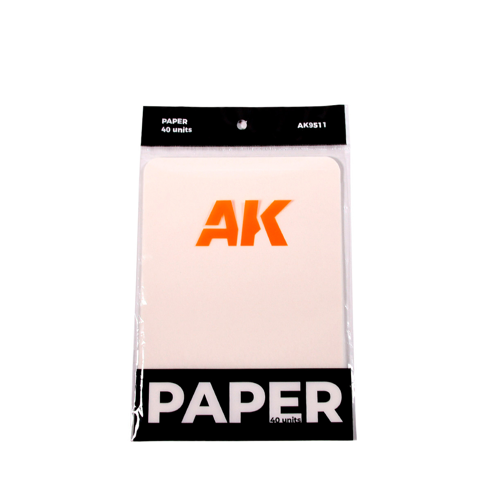 Набор бумаги для влажной палитры AK Interactive - Paper 40 units