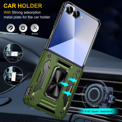 Чехол Safe Case с кольцом и защитой камеры для Samsung Galaxy Z Flip 7