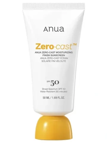 Крем солнцезащитный Anua Zero-Cast Moisturizing Finish Sunscreen SPF50+ 50 мл