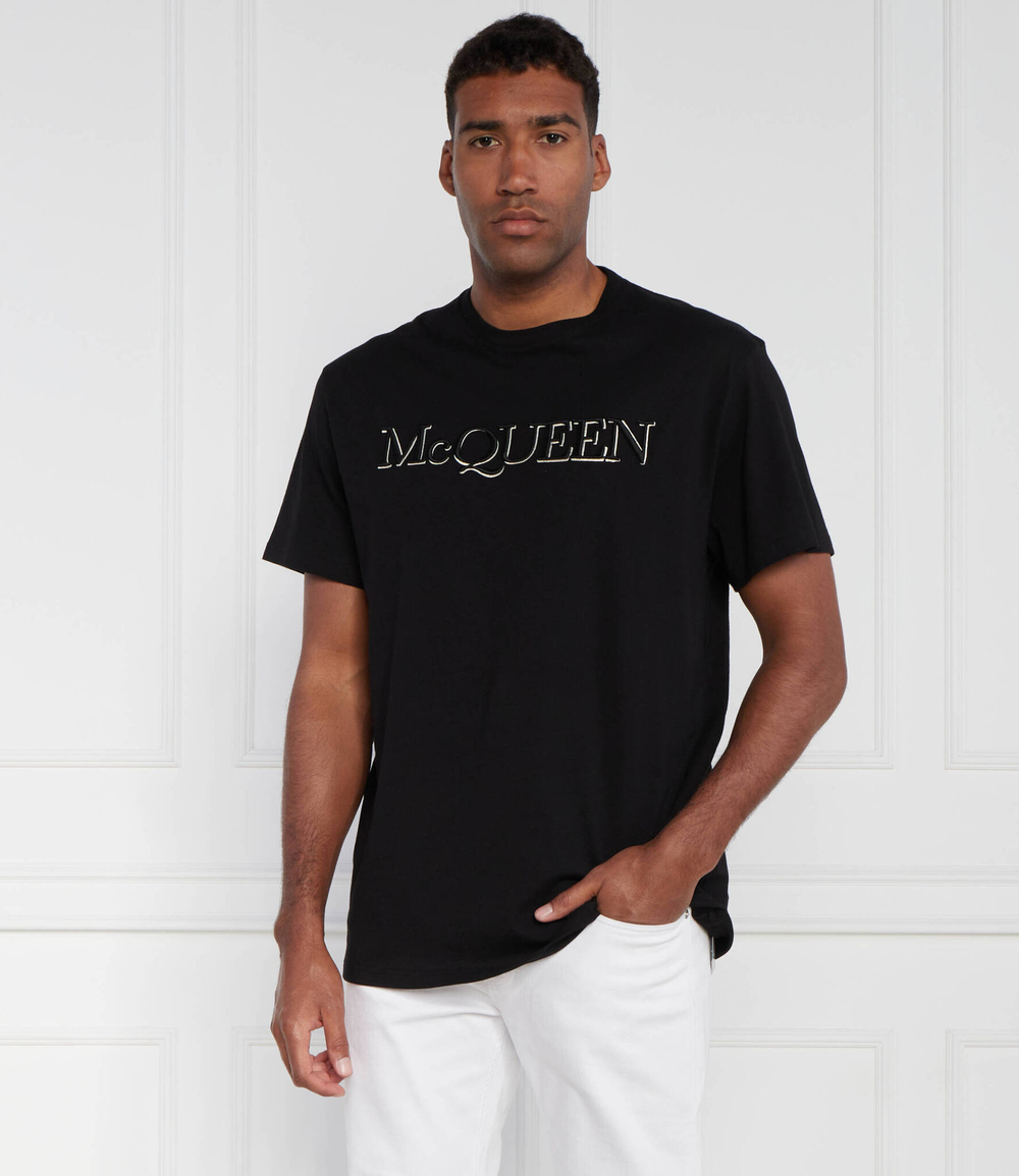 Футболка Alexander McQueen - черный(649876 QTZ56)