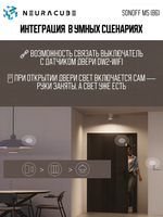Умный WiFi (Matter) выключатель Sonoff M5-1C-86W (Работает с Яндекс Алисой)