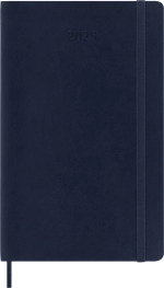 Еженедельник Moleskine (DSB2012WN3) Classic Soft WKNT Large 130х210мм 144стр. мягкая обложка синий сапфир