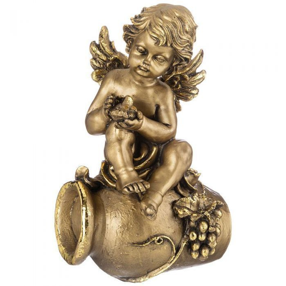 169-363 Фигурка декор. "Ангел на амфоре" 31 см