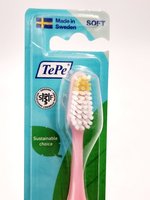 TePe Зубная щетка Nova Soft мягкая, розовая, 1 шт. (Швеция)