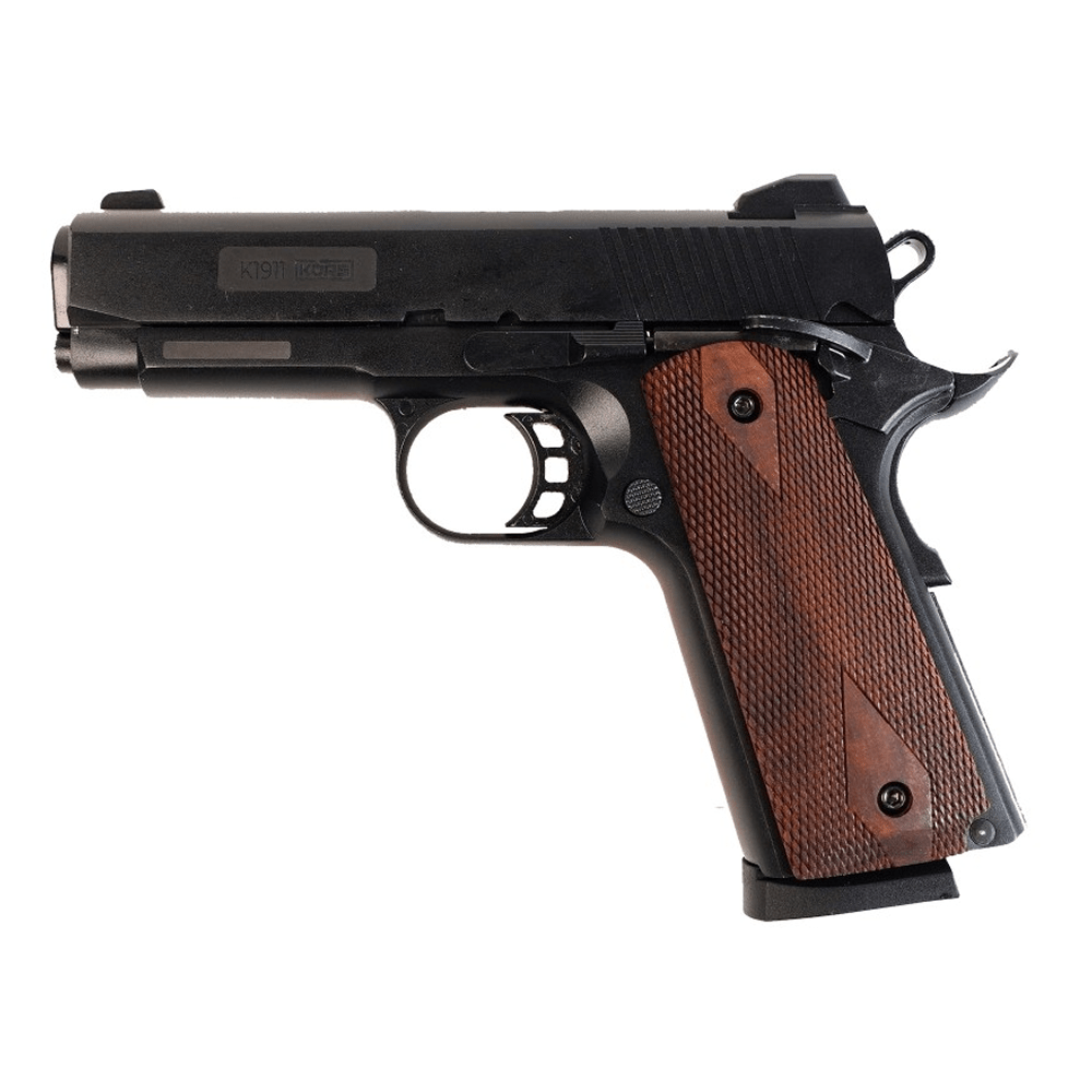Пистолет сигнальный К 1911 KURS, калибр 5,5 мм, под патрон 10ТК, compact черный