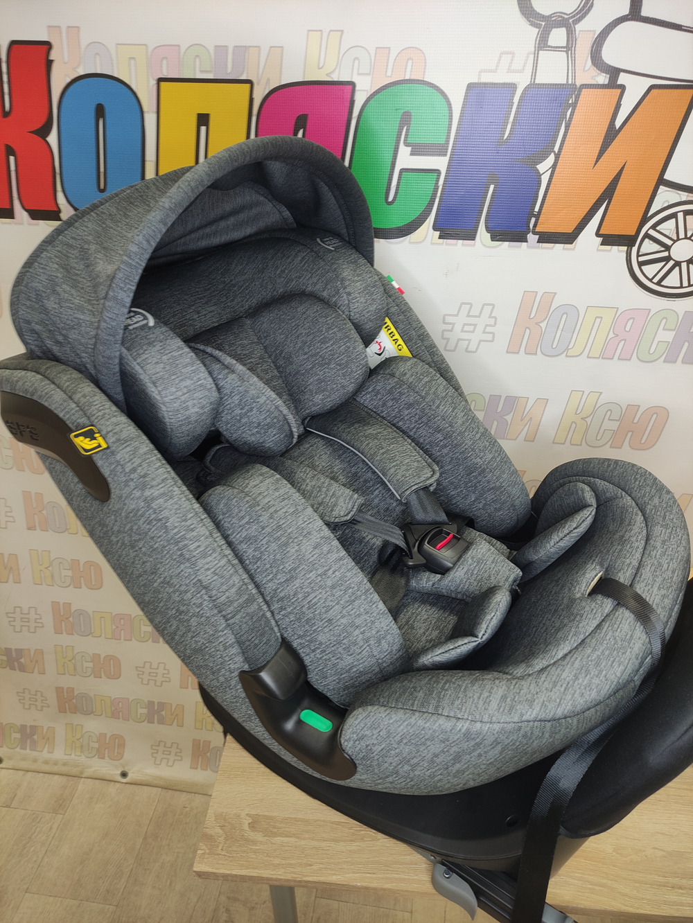 Автокресло детское Sweet Baby Voyager P12 Pro ISOFIX I-SIZE группа 0/1/2/3 (0-36) Grey