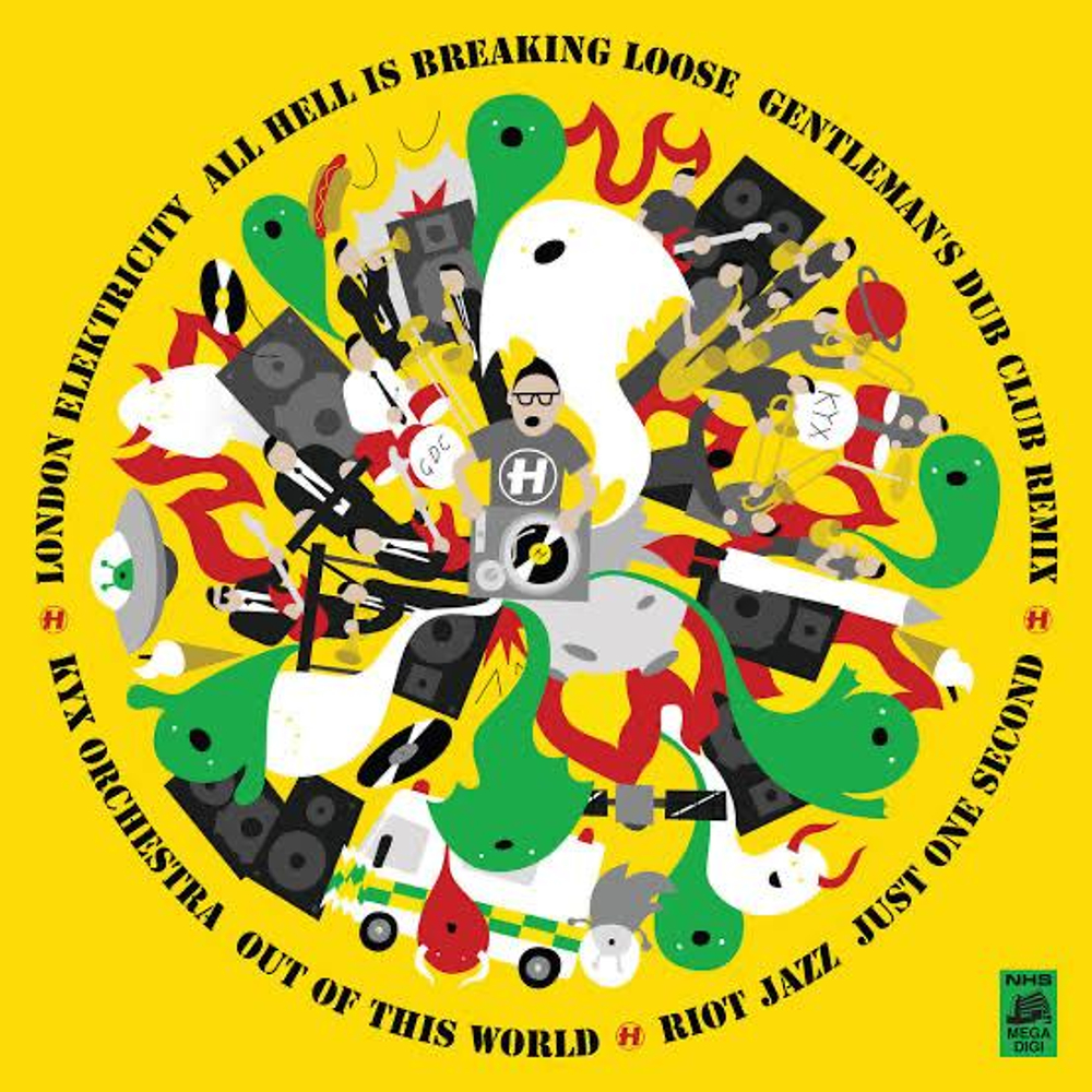 London Elektricity - All Hell Is Breaking Loose (Gentleman's Dub Club Remix) - 10'' - Hospital Records