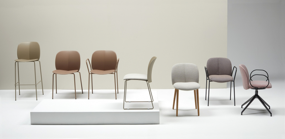 Кресло пластиковое Scab Design Mentha Go Green, тортора
