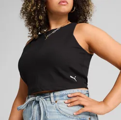Топ женский PUMA WARDROBE ESS Ribbed Crop Top