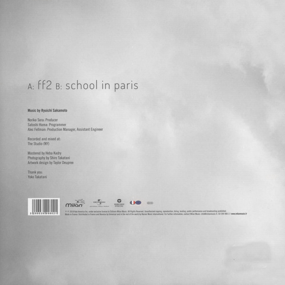 Ryuichi Sakamoto / ff2 (12" Vinyl Single)
