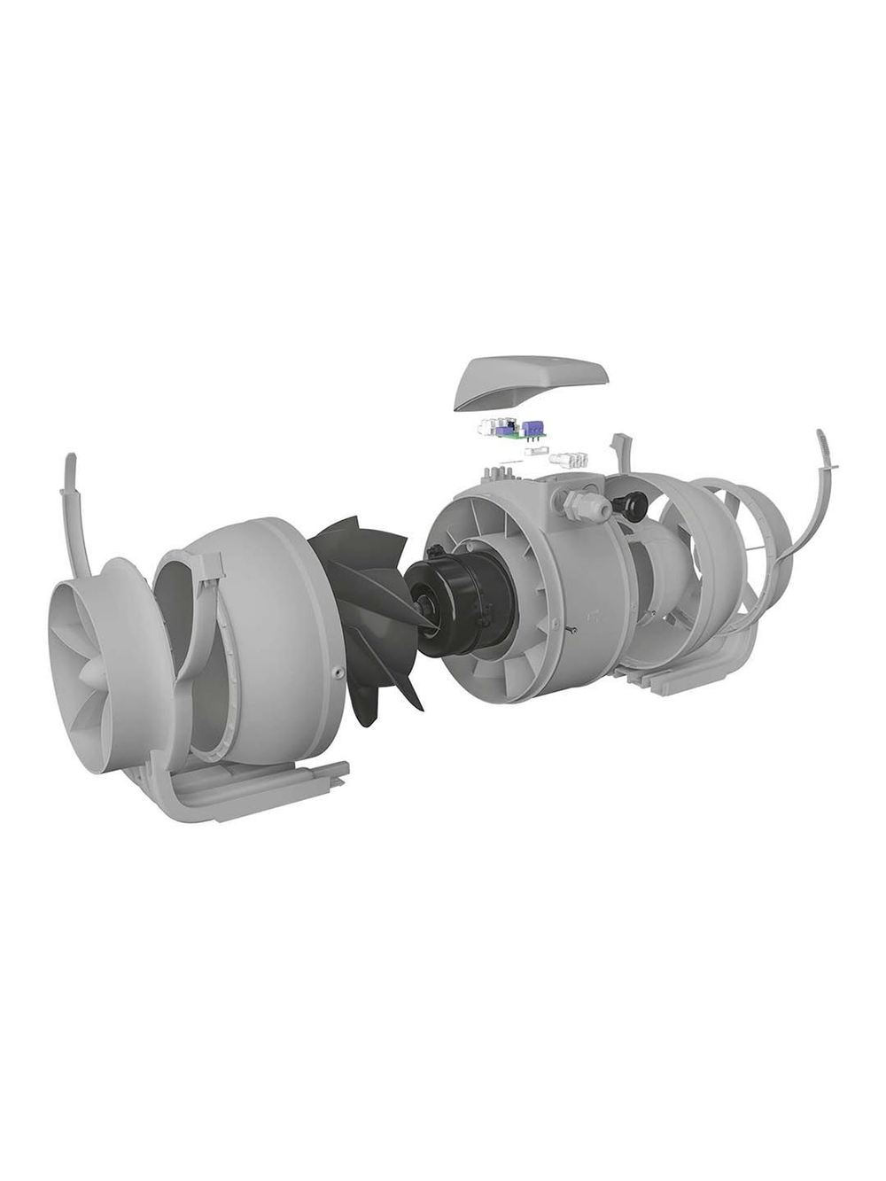 Вентилятор канальный TYPHOON D125 осевой 2скор. ERA PRO