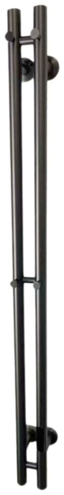 Полотенцесушитель электрический Rein Double Classic-Graphite 1200*90 мм