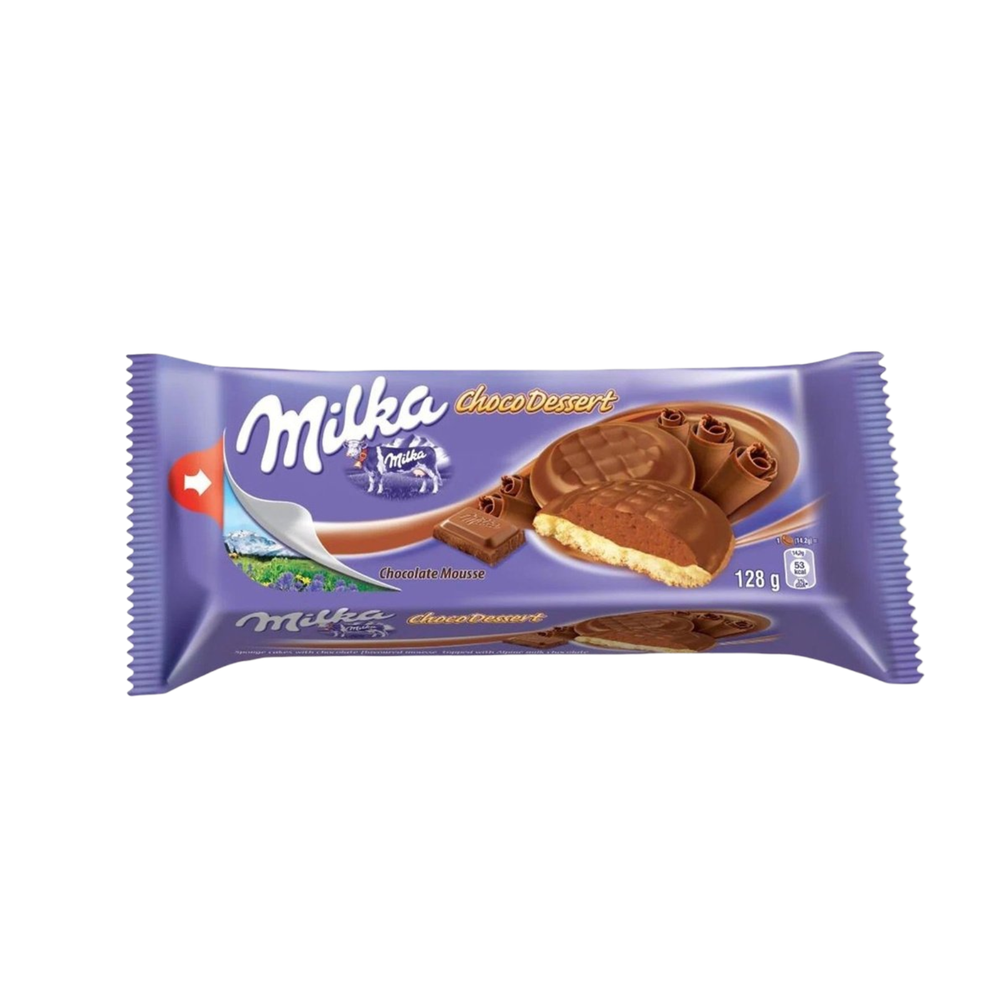 EURO Milka печенье Jaffa Шоколад 128гр 24шт