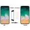 Стекло под переклейку для iPhone X