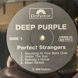 Винтажная виниловая пластинка LP Deep Purple Perfect Strangers (Россия 1994)