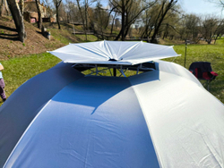 Nature camping 2080-1 Зонт рыболовный карповый с наклоном и боковыми стенками 220х195 см