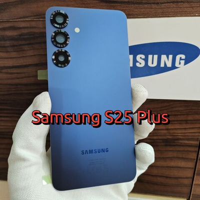 Крышка для Samsung S25 Plus (заднее стекло) "Премиум качество" цвет: Светло-Зелёный / Мятный