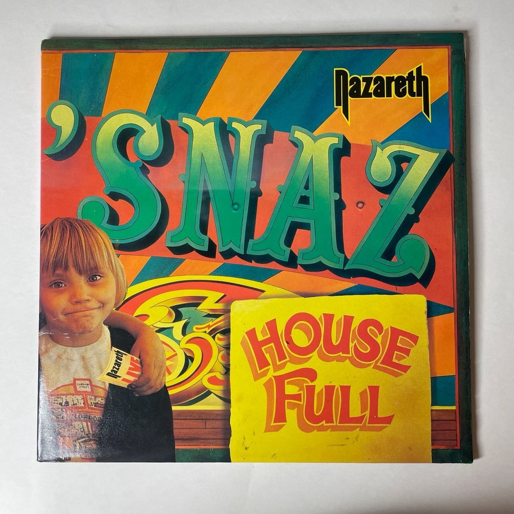 Винтажная виниловая пластинка LP Сборник Nazareth Snaz (Швеция 1981) Hair Of The Dog