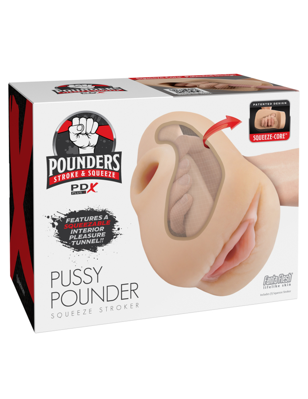 Pipedream Pussy Pounder - Мастурбатор с вибрацией