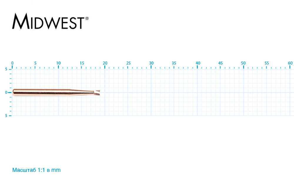 Бор твердосплавный Midwest - 157 FG 36