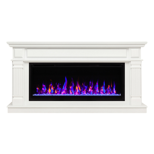 Каминокомплект Real Flame Islandia 42/BV WT с очагом Saphir 42