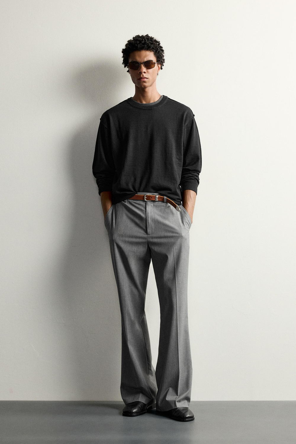 СВИТЕР REGULAR FIT СО ШВАМИ — ZARA