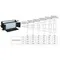 SHOWLIGHT SL-480-RGBW - Театральный LED прожектор, 0.4W х 480 шт, 4-в-1 LED RGBW, угол луча 170°, 11