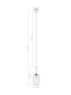 Подвесной светильник Freya FR8013PL-01AM